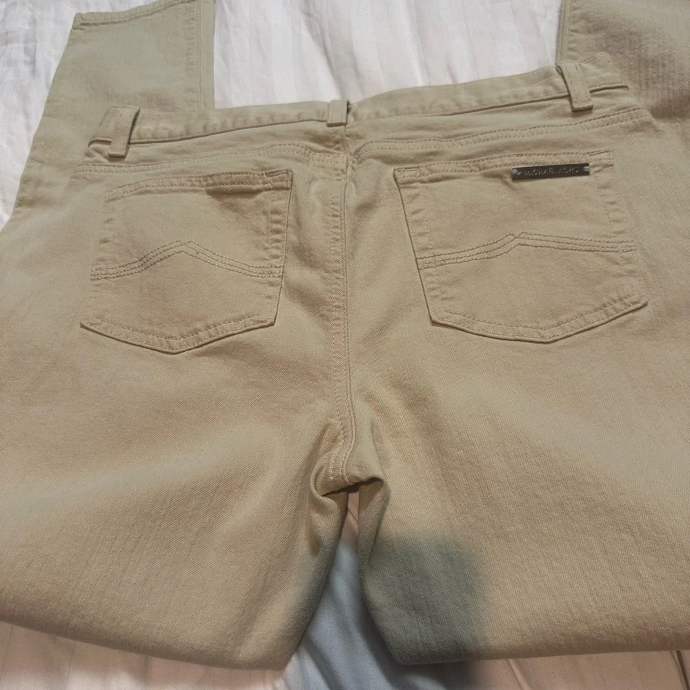Beige Casual Pants